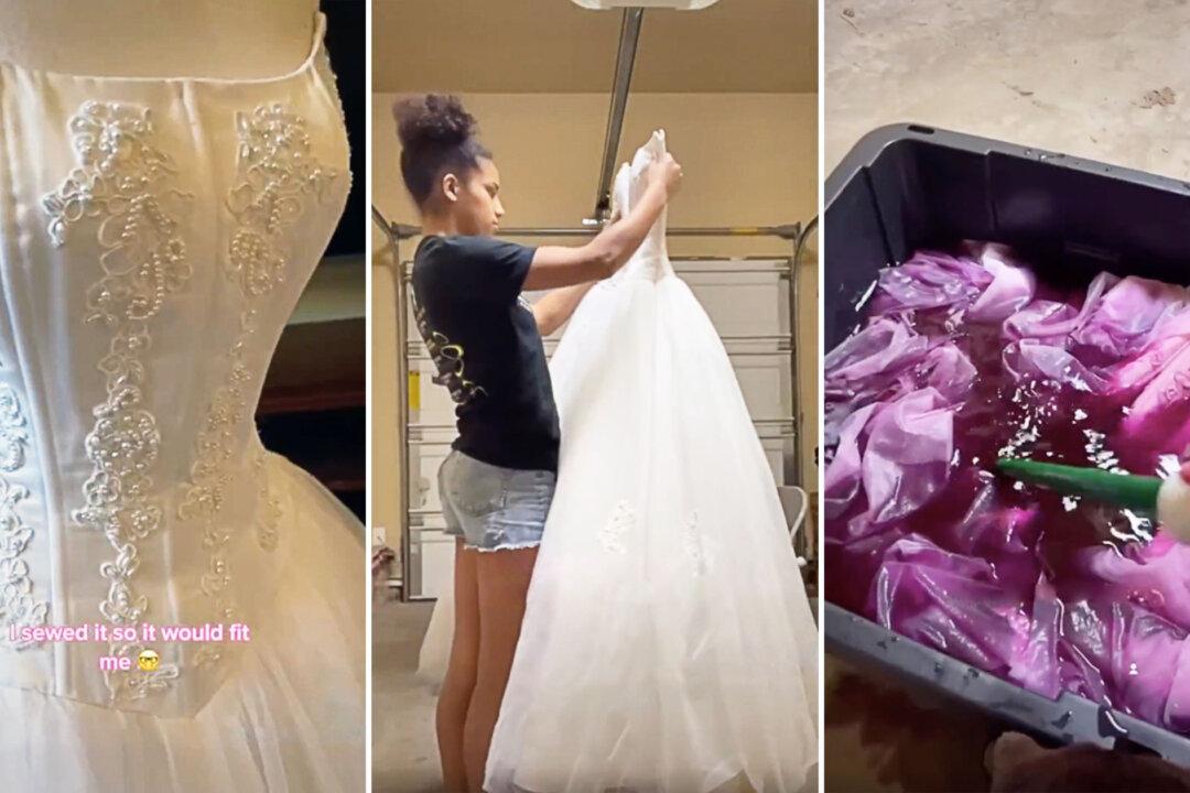 Teen Transforms Wedding Dress That She Thrifted for Prom, See How It Looks (VIDEO)