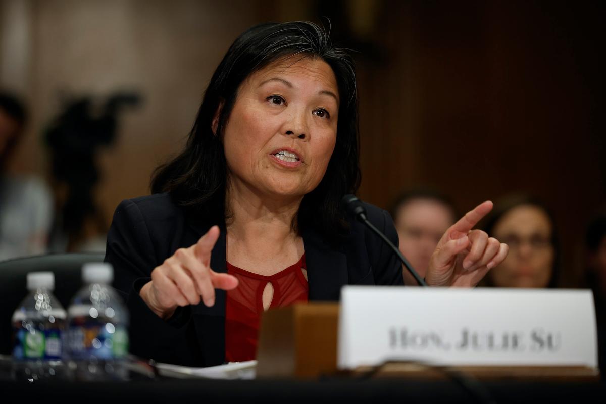 Biden Labor Nominee Julie Su Advanced by Senate Panel