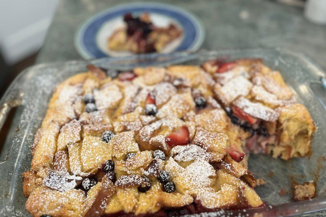 Strawberry-Blueberry Strata Makes Fourth of July Sweeter