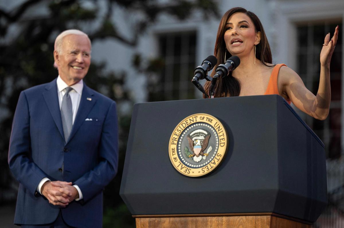 Biden’s Embrace of ‘Flamin’ Hot’ Director Eva Longoria Usurps Film Screening