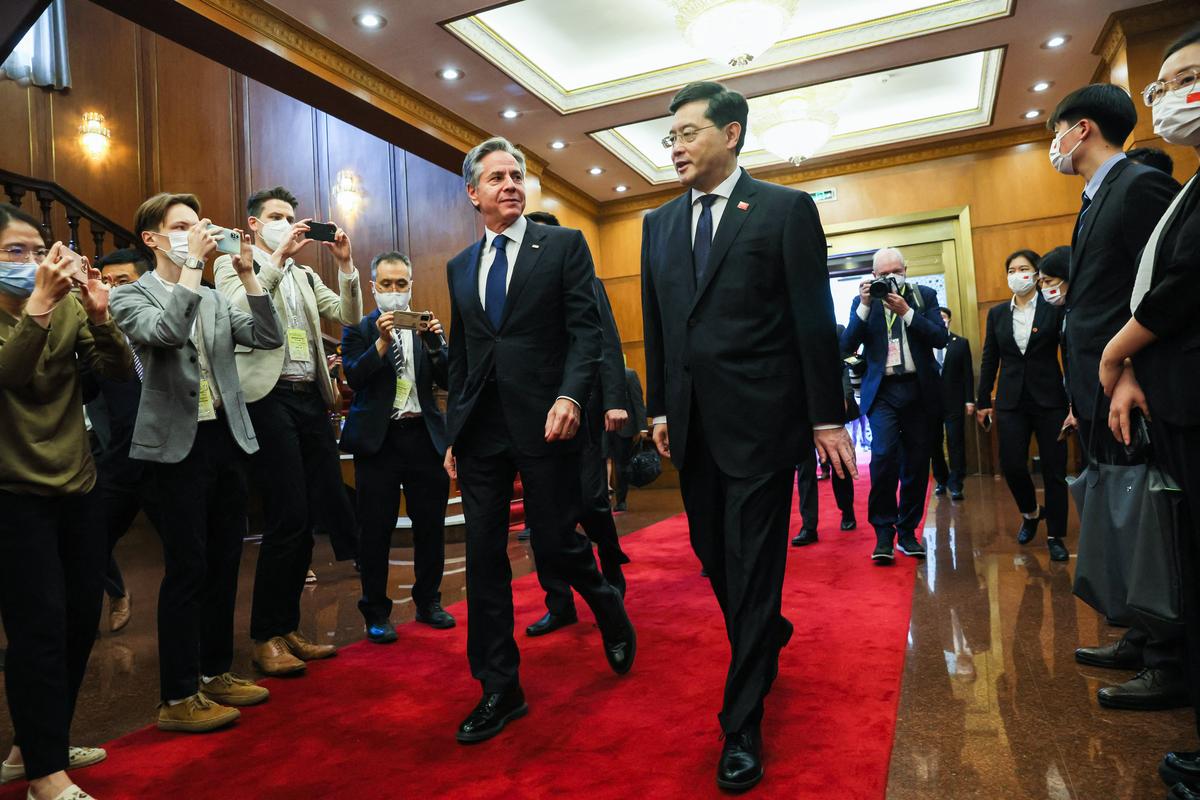 Blinken Arrives in Beijing Amid Strained US–China Relations