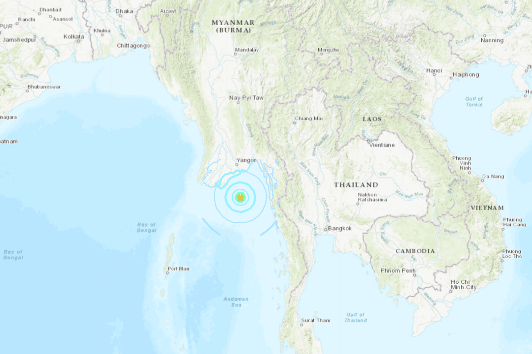 Earthquake Recorded Off Burma’s Coast, Shakes Buildings in Thailand