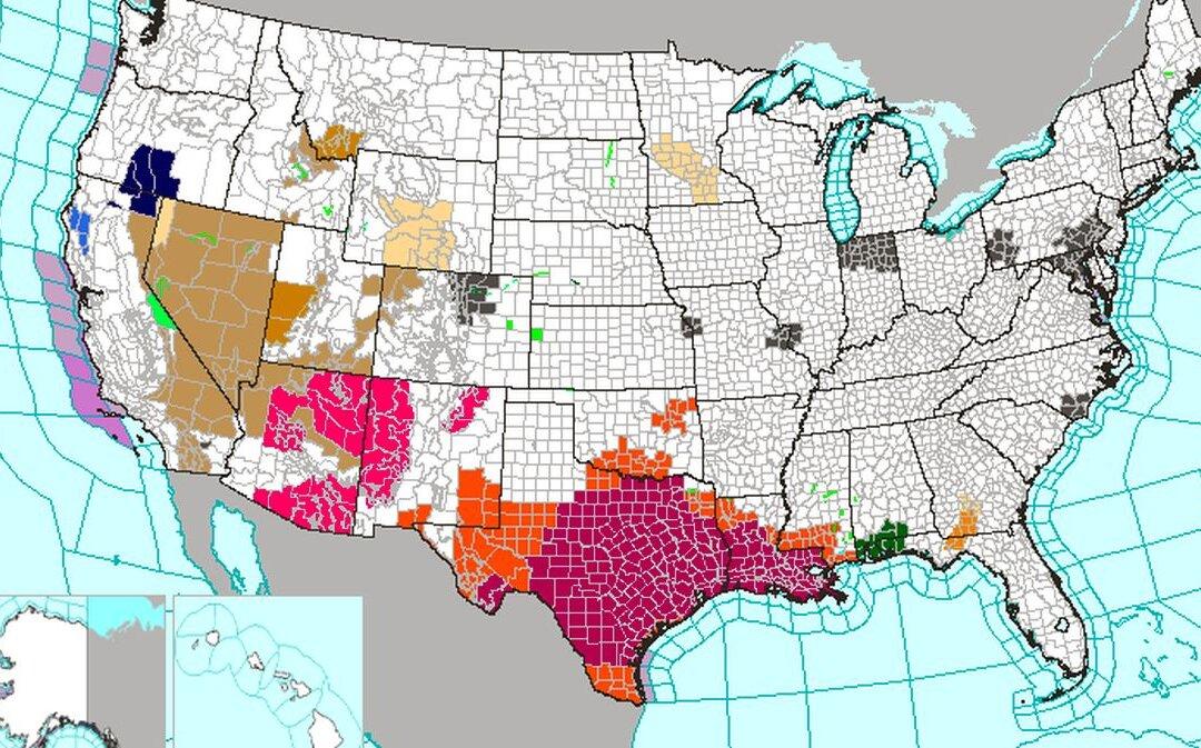 Federal Agency Issues Weather Alerts for Millions of People in Texas, Louisiana
