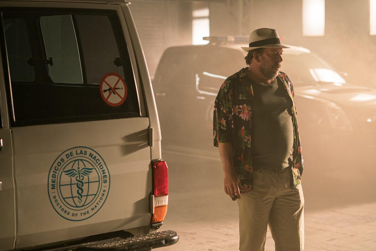 Bill Camp as Batman in the film "Sound of Freedom," released on July 4, 2023. (Courtesy Angel Studios)