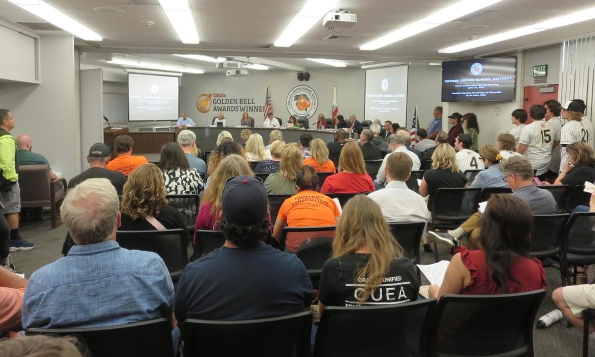 Orange Unified Adopts ‘Parent Bill of Rights,’ Votes to Fly Governmental Flags Only