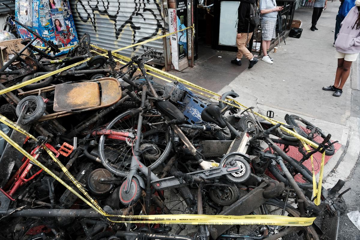 Exploding E-Bikes: Lithium Battery Fires Spread in New York, California