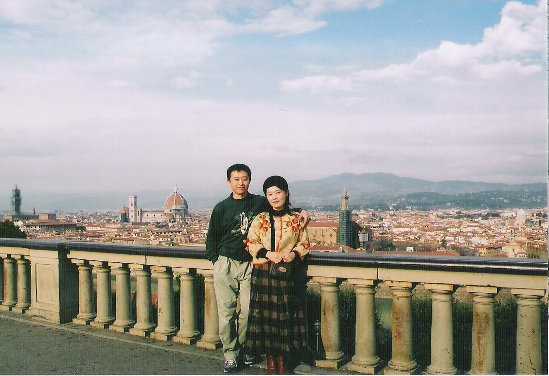 Bu Dongwei and Lou Hongwei in China. (Courtesy of Bu Dongwei)