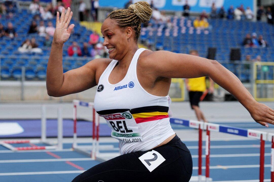 Belgian Shot Putter Boumkwo Runs 100 Meters Hurdles to Save Team From Disqualification