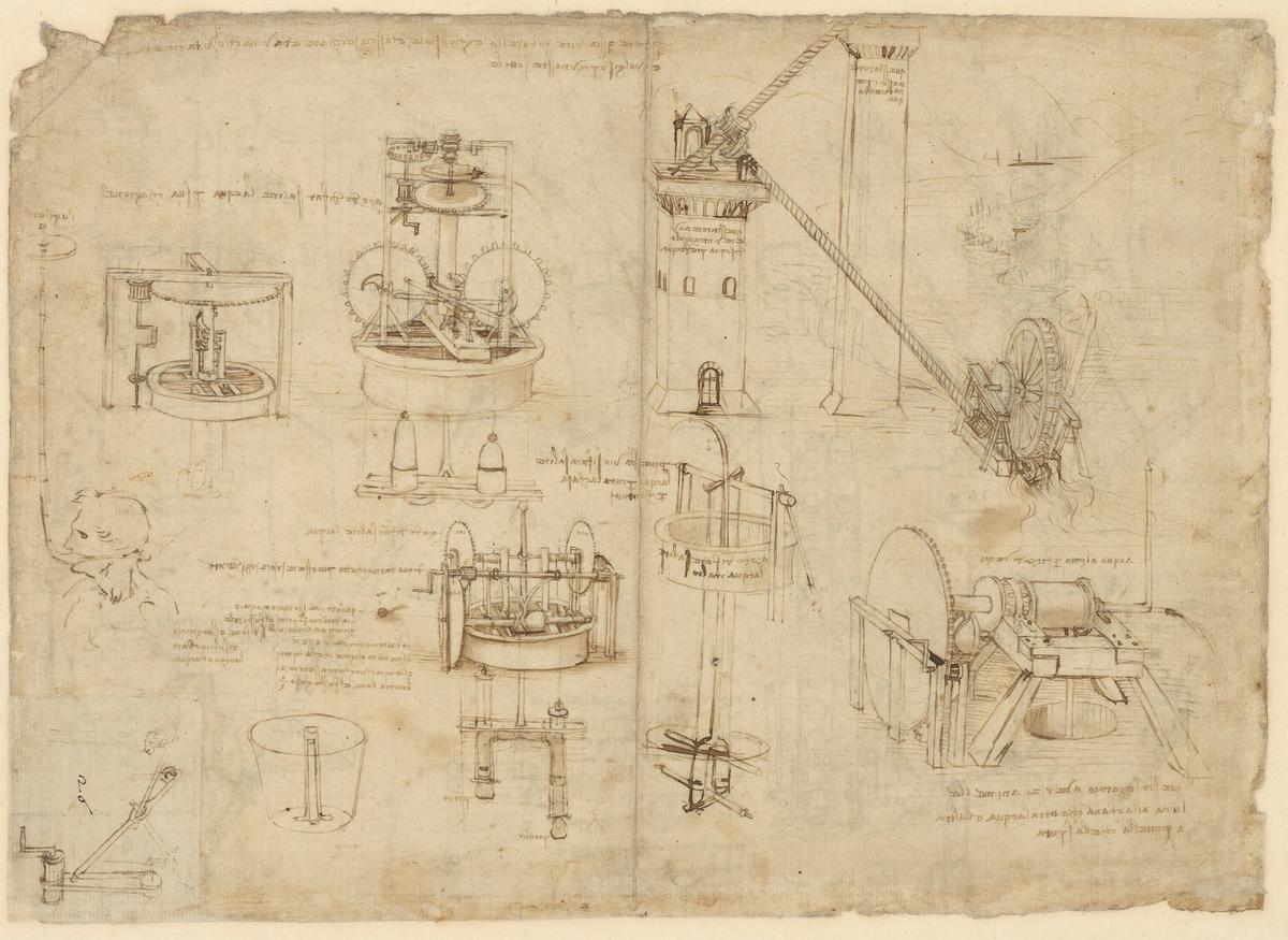 A US First: Leonardo’s Ingenious Drawings Visit Washington