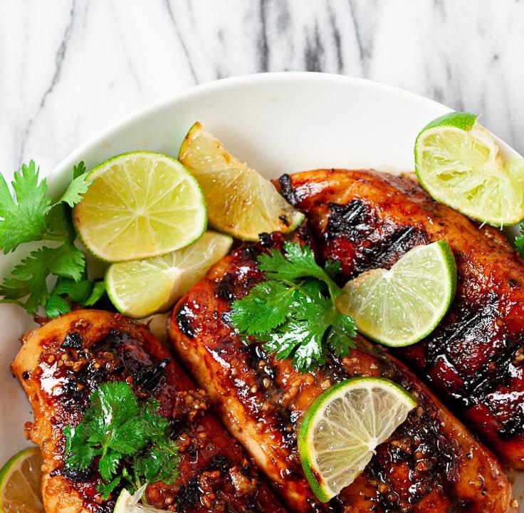 Grilled Chicken Breast, Juicy and Tender