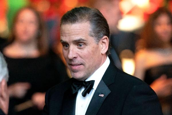 Hunter Biden arrives for a toast during a State Dinner in honor of India's Prime Minister Narendra Modi, at the White House on June 22, 2023. (Stefani Reynolds/AFP via Getty Images)
