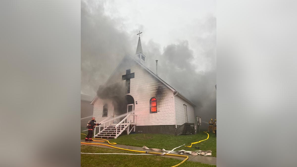 Church in Northern Alberta Badly Damaged by Fire