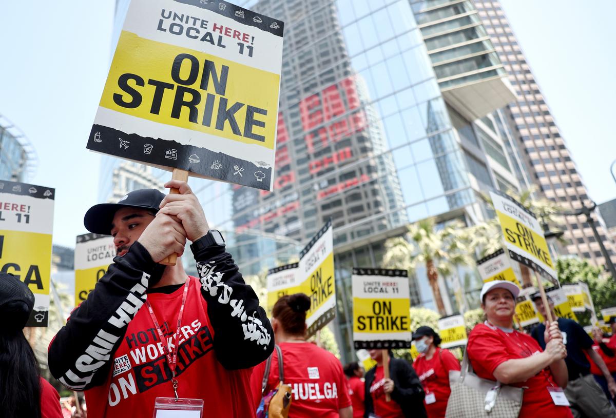 Beverly Hills Sues Striking Hotel Workers Union After Noise Complaints