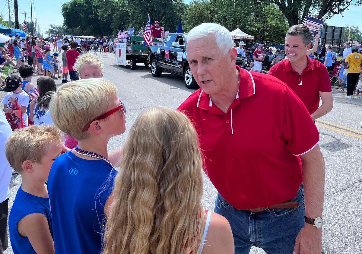 Iowans Hospitable, Skeptical as Pence Stumps Economic Record