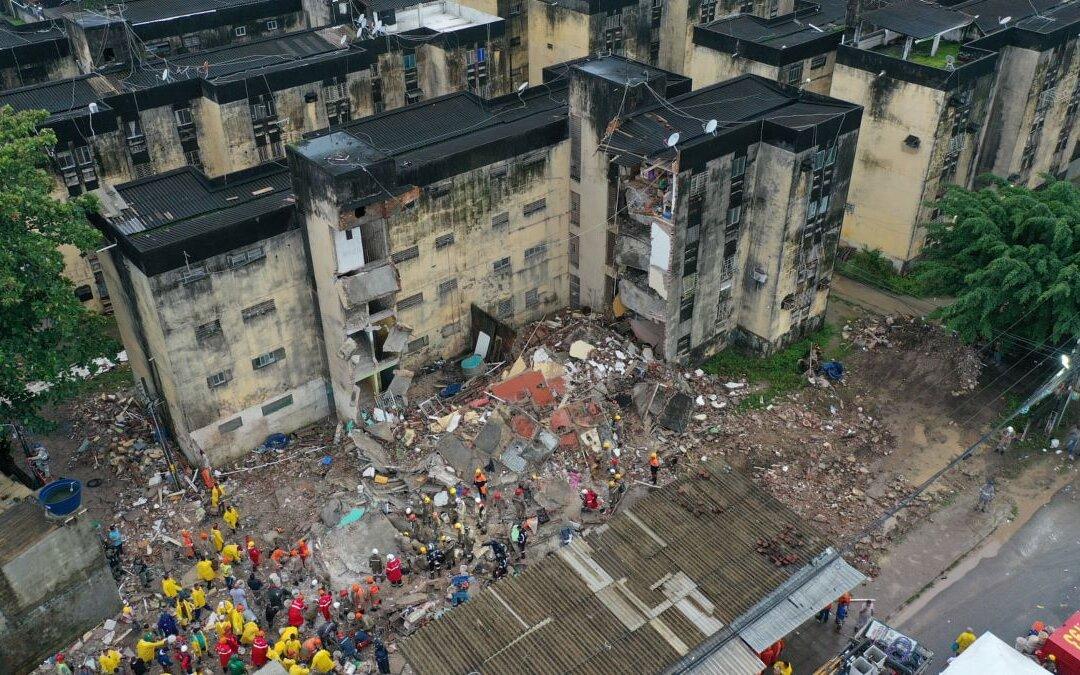 At Least 8 Dead After Apartment Building Crumbles in Brazil