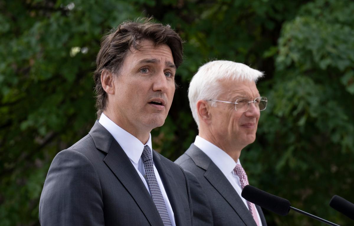 Trudeau Voices Support for Ukraine’s NATO Membership as Allies Weigh Country’s Admission