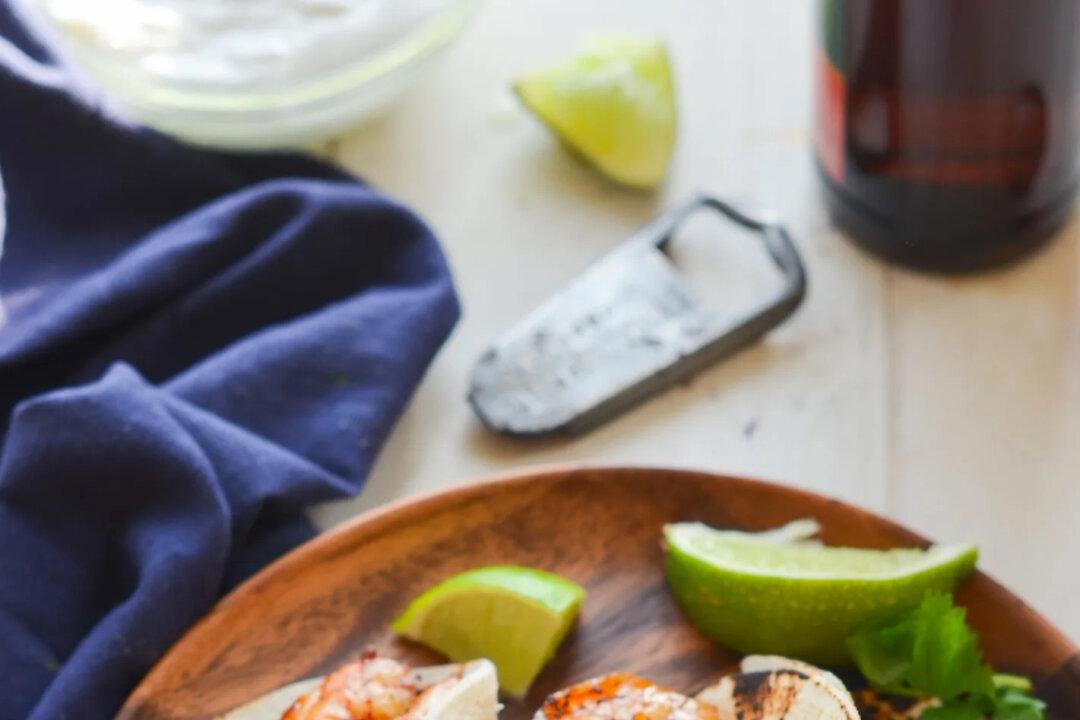 Grilled Shrimp Tacos With Avocado Salsa