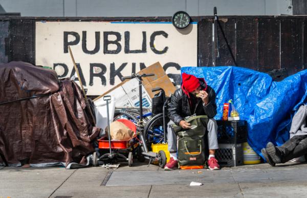 San Francisco on Feb. 23, 2023. (John Fredricks/The Epoch Times)