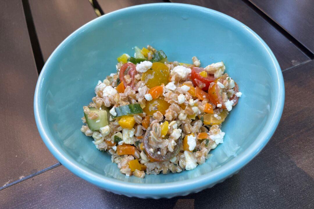 Gazpacho-Style Farro Salad Is Refreshing in the Summer
