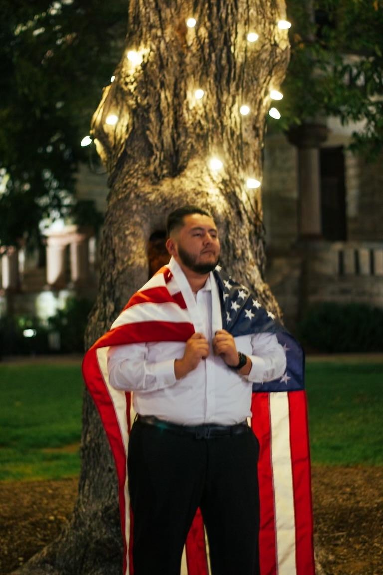 Abel Garcia, a detransitioner from California, poses for a picture in Denton, Texas, in August, 2022. (Courtesy of Abel Garcia)