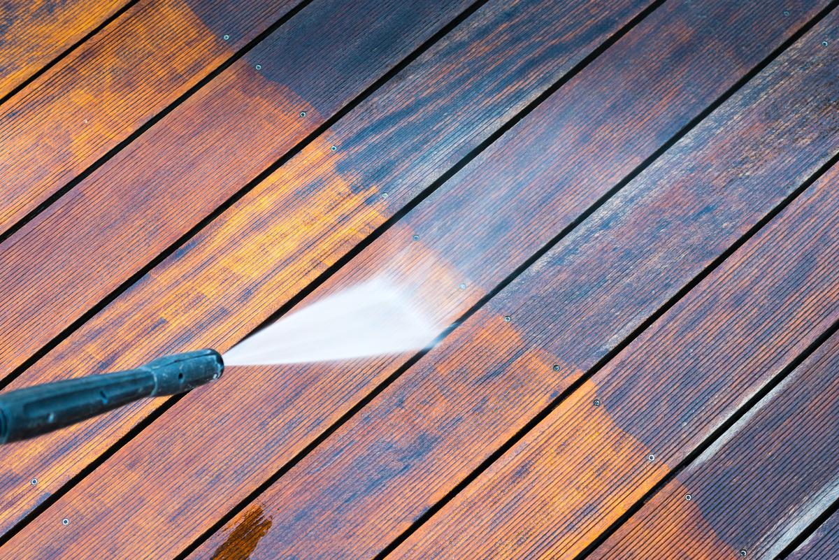 Pressure Wash a Deck
