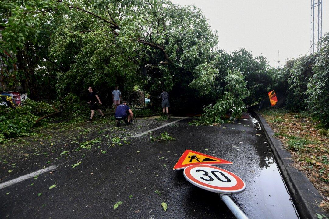A Powerful Storm Sweeps Balkans Region After Days of Heat, Killing at Least 5 People