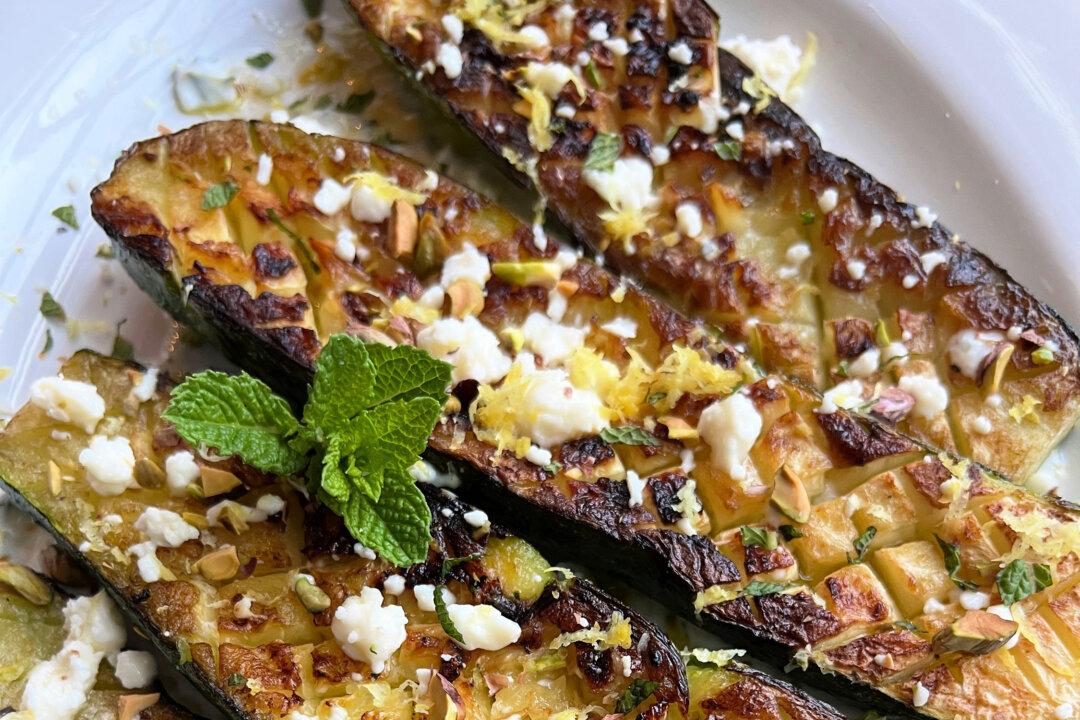 Pan-Roasted Zucchini, Mediterranean-Style