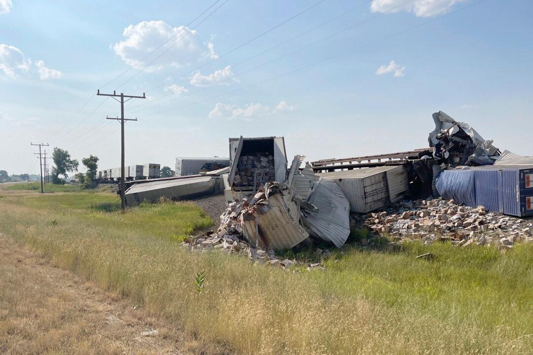 Train Derailment in Northern Montana Spills Freight, but Hazmat Car Safe