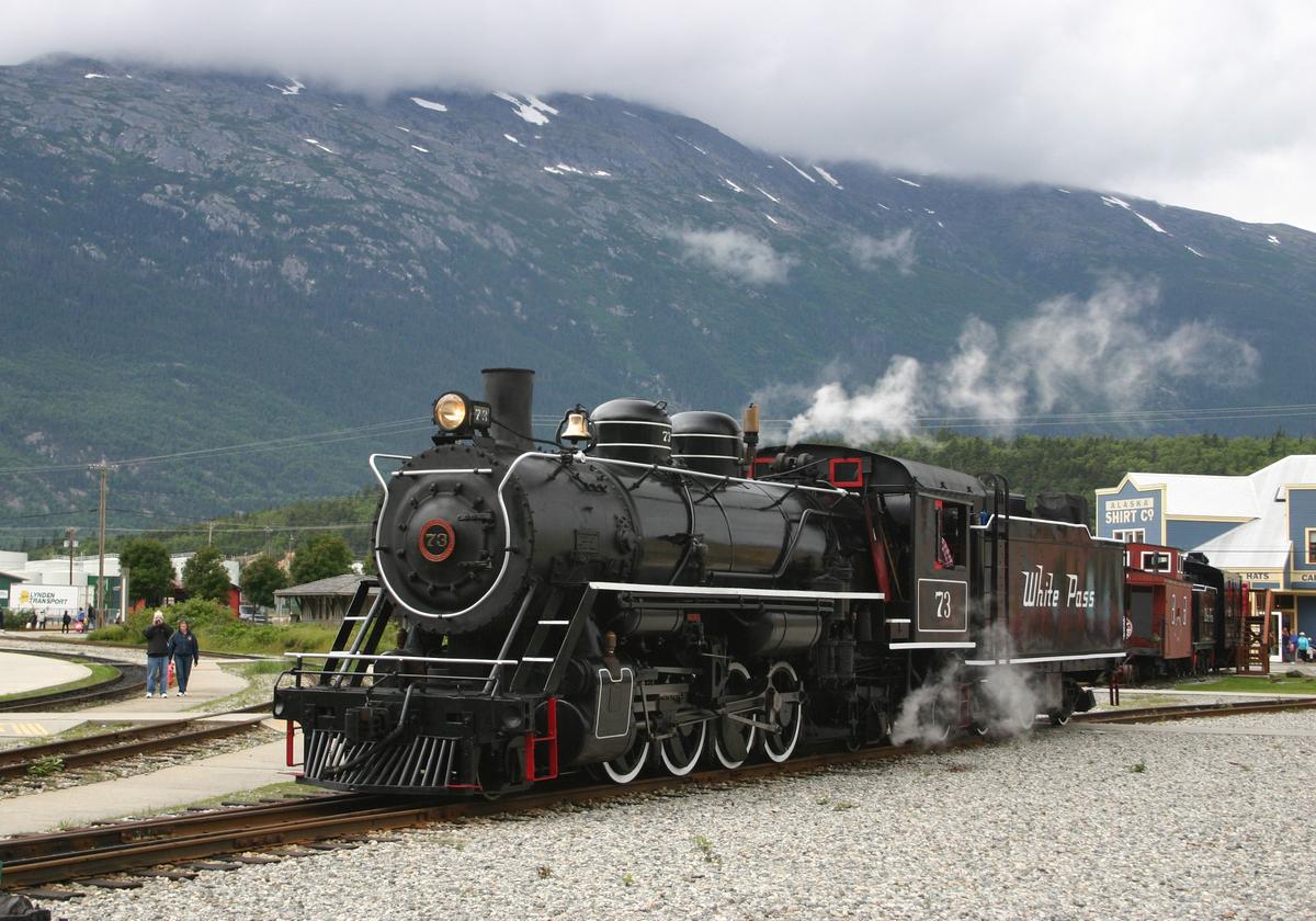White Pass and Yukon Route (Tony Hisgett (CC0 BY 2.0, CreativeCommons.org/ public domain/by 2.0))