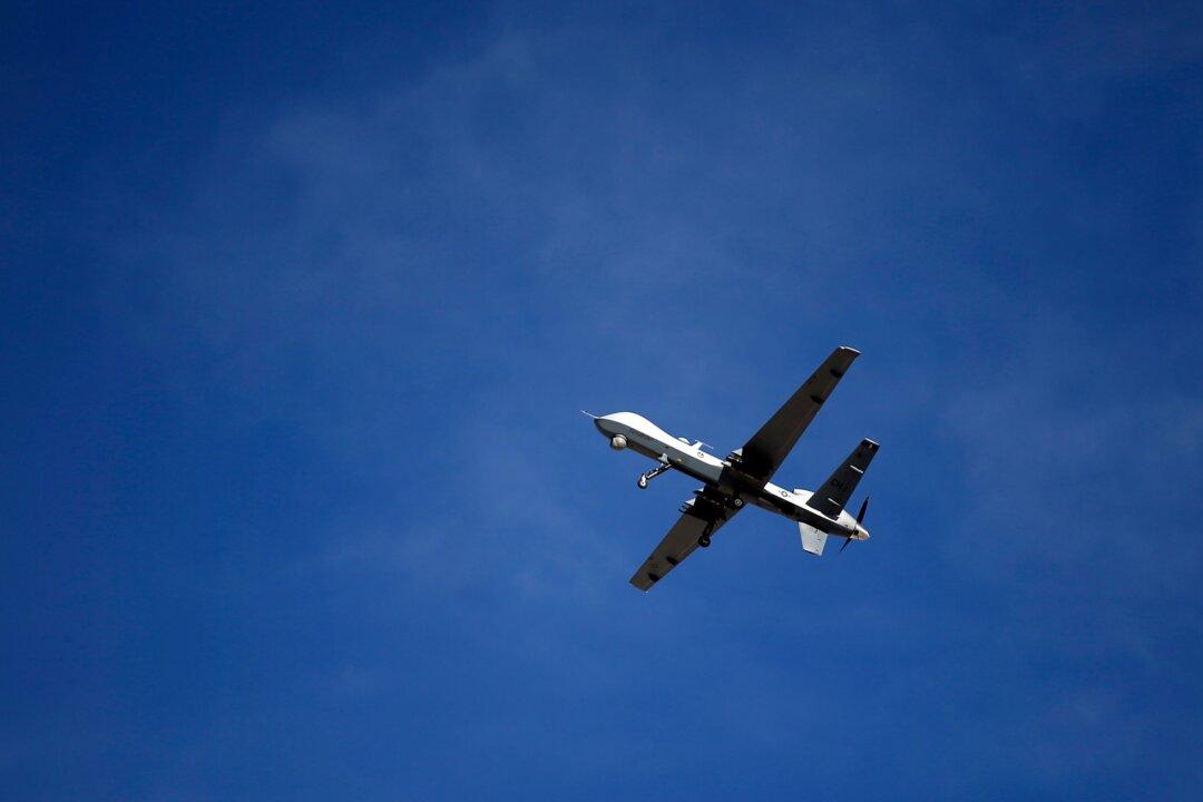 Russian Fighter Jet Fires Flares at US Drone Over Syria