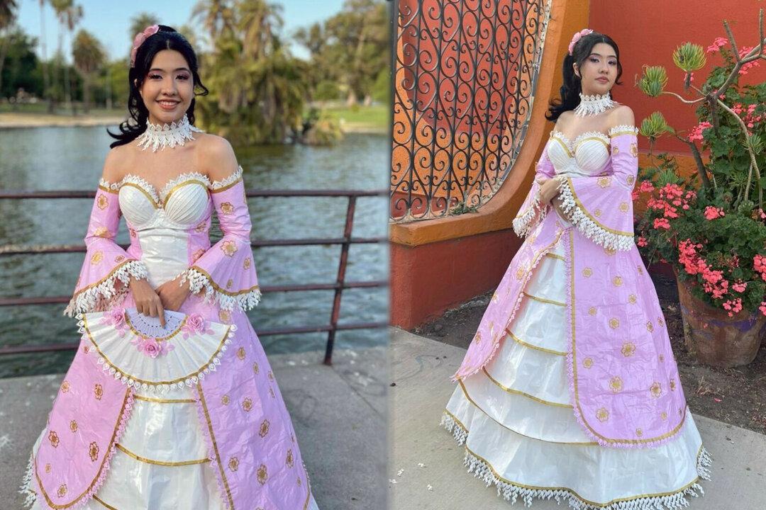 Teen Wins $10,000 for Incredible Prom Dress Made From 14 Rolls of Duct Tape