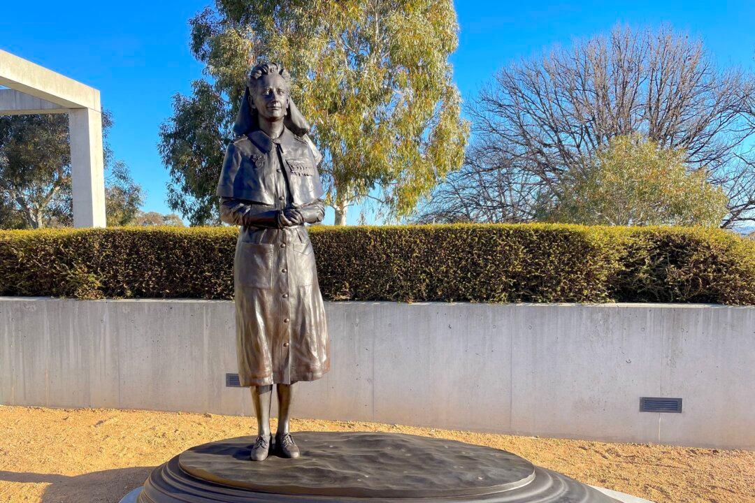 Massacred Nurses Immortalised With Statue of Sole Survivor