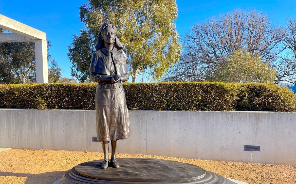 Massacred Nurses Immortalised With Statue of Sole Survivor