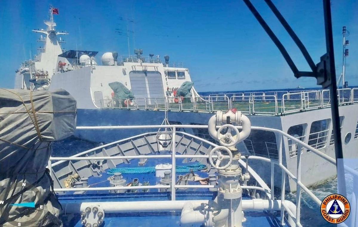 Philippine Military Condemns Chinese Coast Guard’s Use of Water Cannon on Its Boat in Disputed Sea