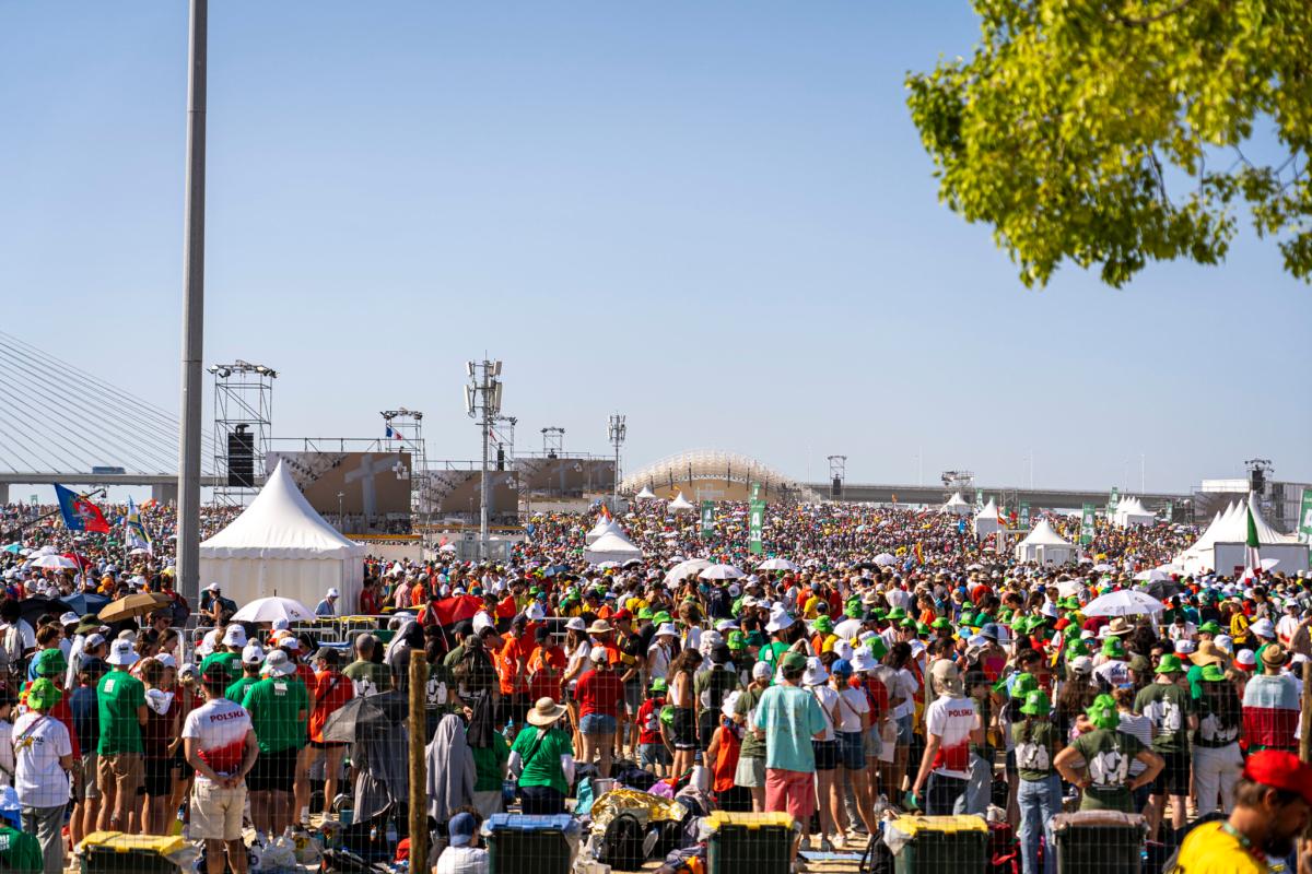 More than a million people gather for World Youth Day mass in Lisbon, Portugal, on Aug. 6, 2023. (Courtesy of World Youth Day Lisbon 2023)
