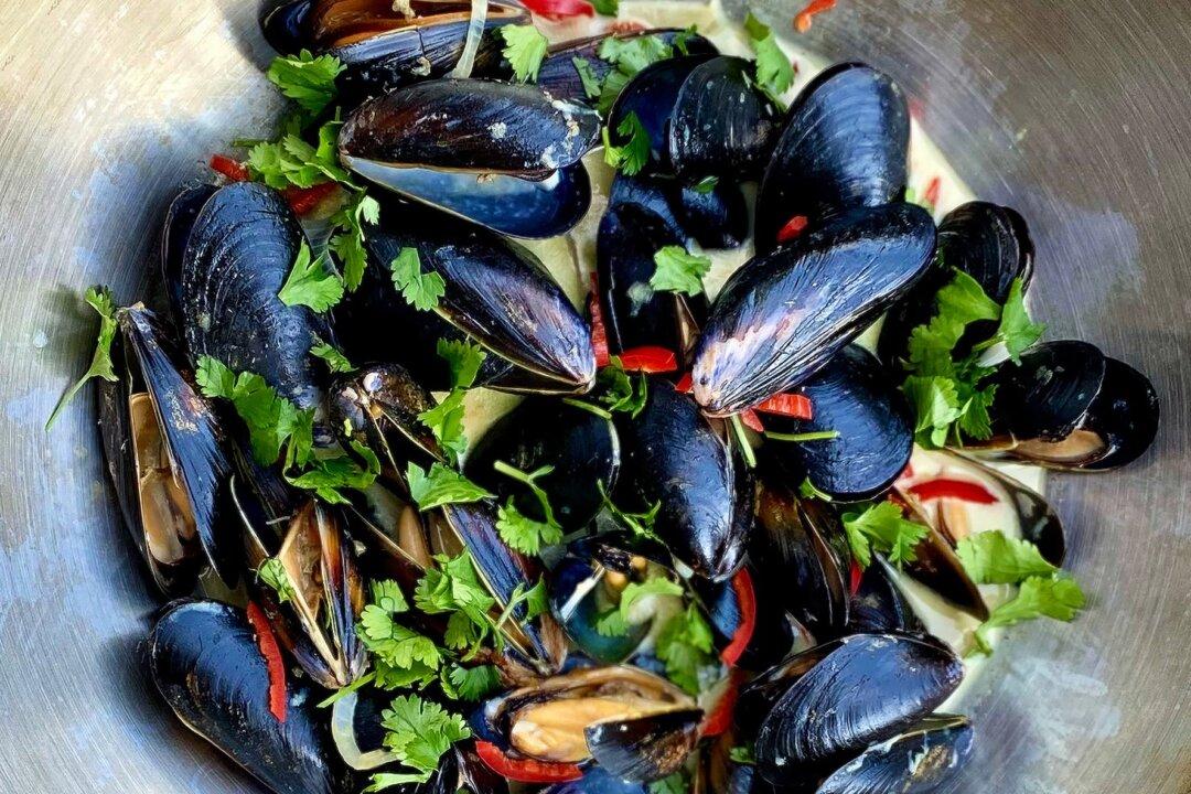 Cooling Off With Spicy Mussels