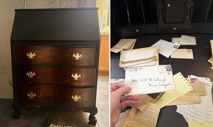‘God Had a Hand in It’: Woman Finds 100 Years of Family History Hidden in Goodwill Desk, Tracks Down Kin