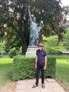 David Parker in Luxembourg Gardens, Paris, on July 4, 2023. (Courtesy of David Parker)