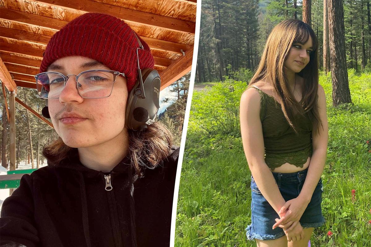 When she was 13 years old, Ash told her mother, Darcy Eskridge, 46, how she wanted to transition. (SWNS)