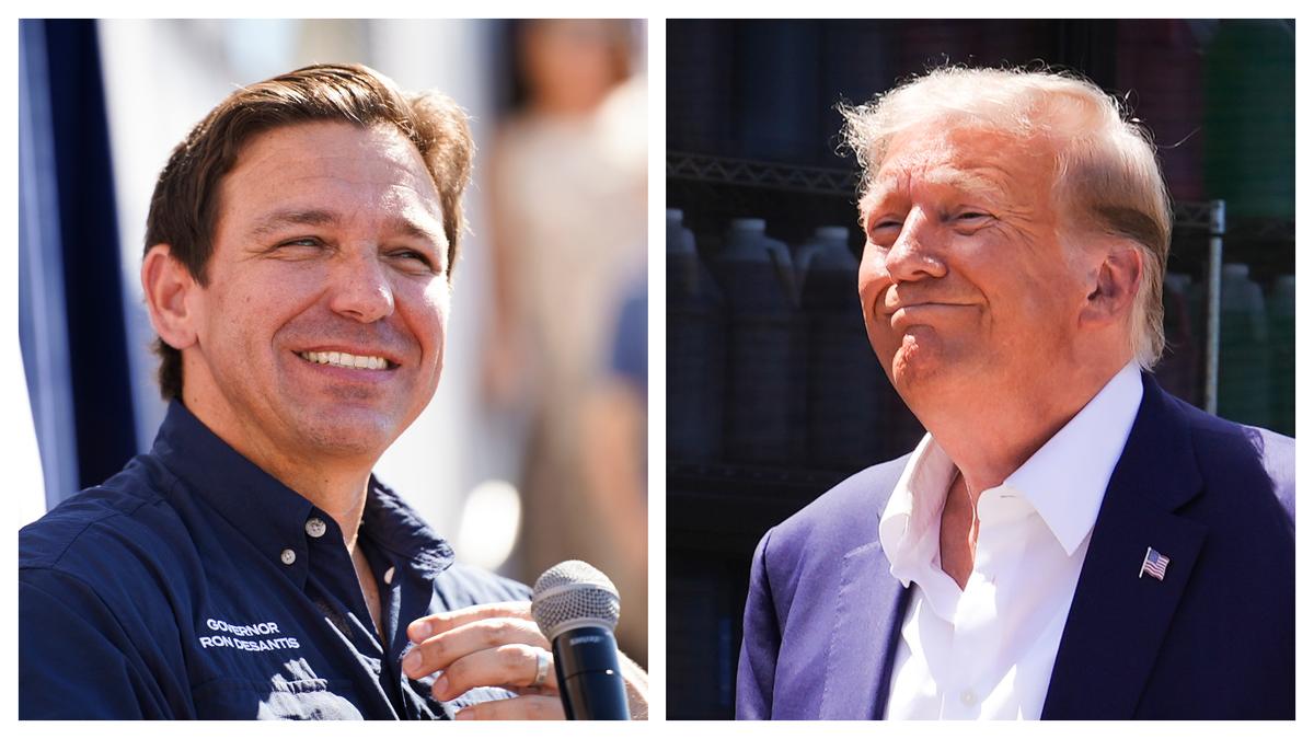 Trump Flies Into Iowa Fair to Scramble DeSantis 2024 Campaign
