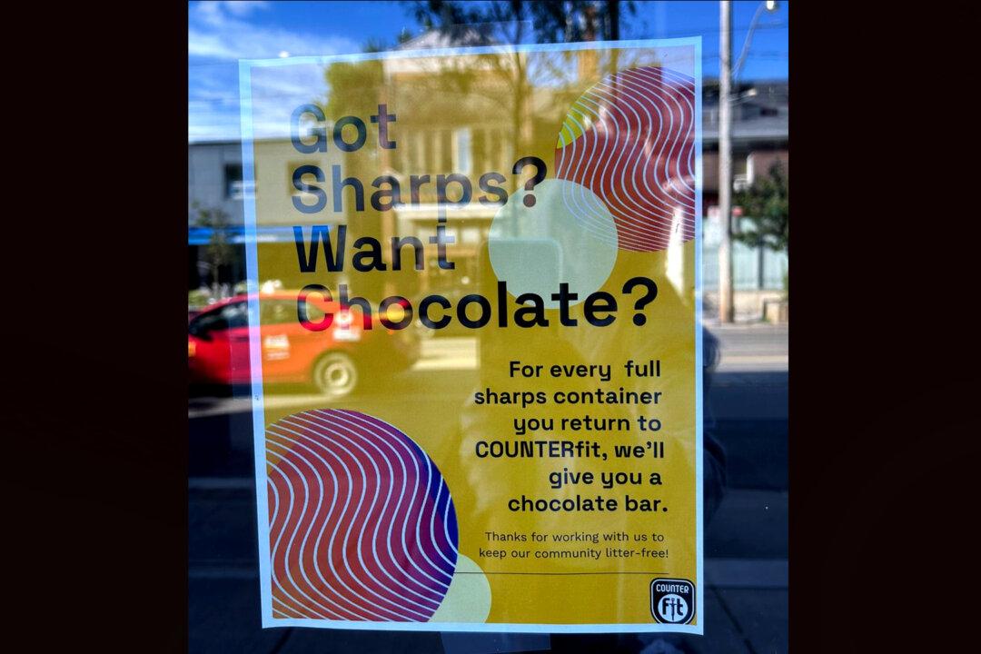 Safe Injection Site Near Toronto School Offers Chocolate Bars for Used Needles