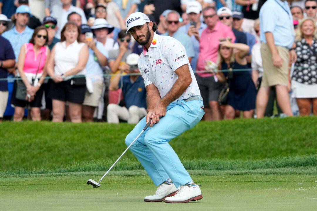 Max Homa Sets Course Record at Olympia Fields to Lead BMW Championship