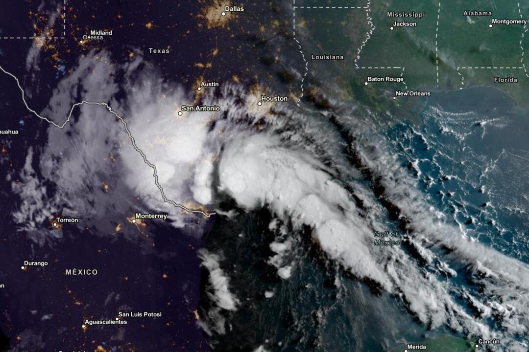 Tropical Storm Harold Makes Landfall on Texas Coast