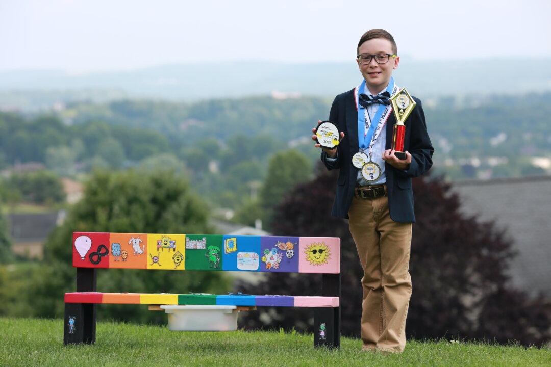 9-Year-Old Inventor Creates Unique Bench Aimed at Helping Children With Autism