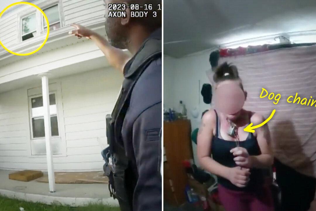 VIDEO: Police Break Into House to Rescue Woman Chained to Floor After Neighbors Hear Screams for Help