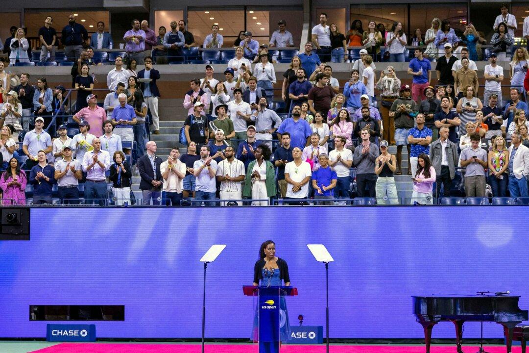 Tennis, Anyone? Michelle Obama Sounds Like a Candidate at US Open