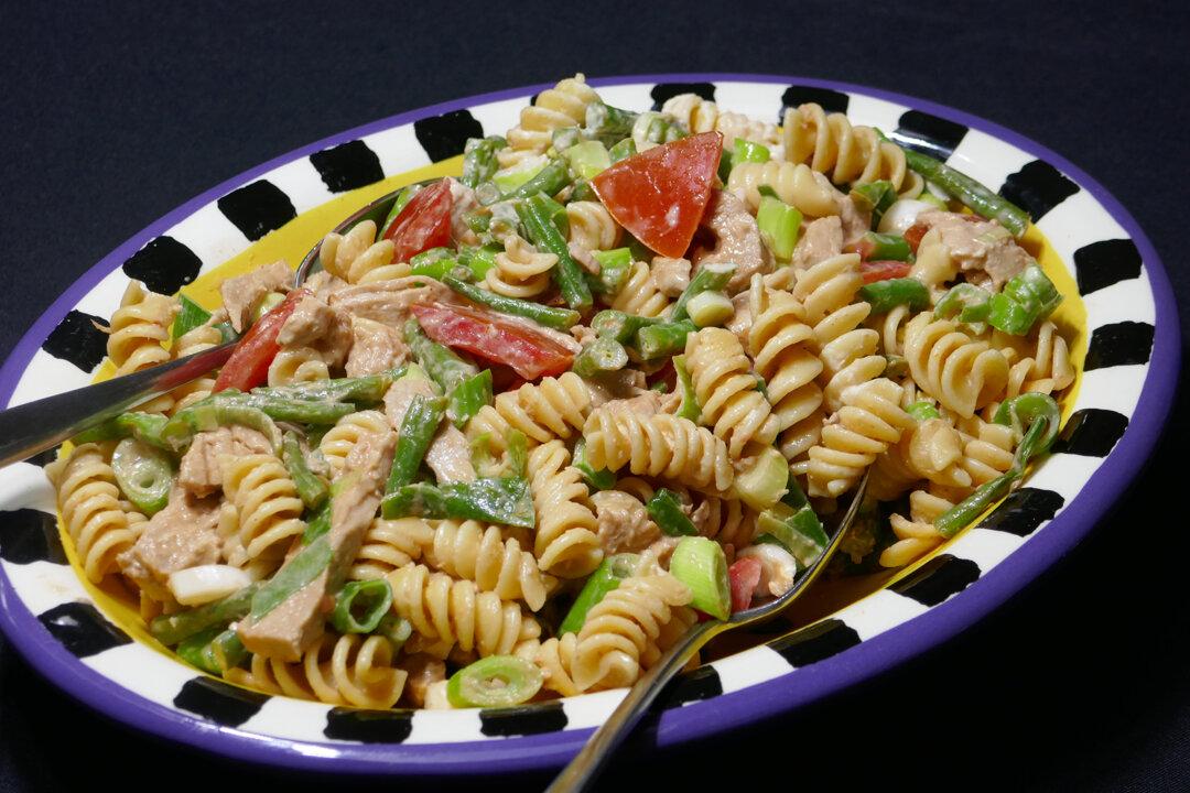 Barbecued Pork Pasta Salad Perfect for Labor Day (or Anytime)