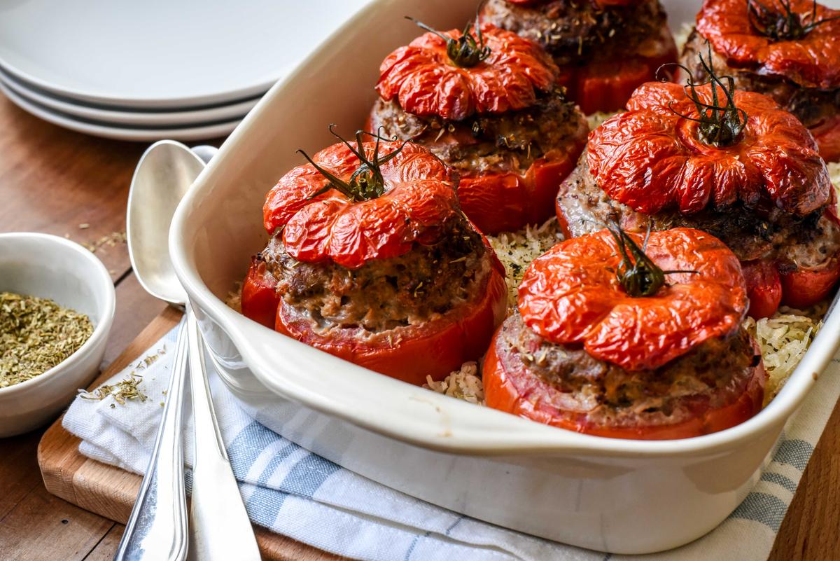 French Stuffed Tomatoes Are the Coziest Tomato Dish