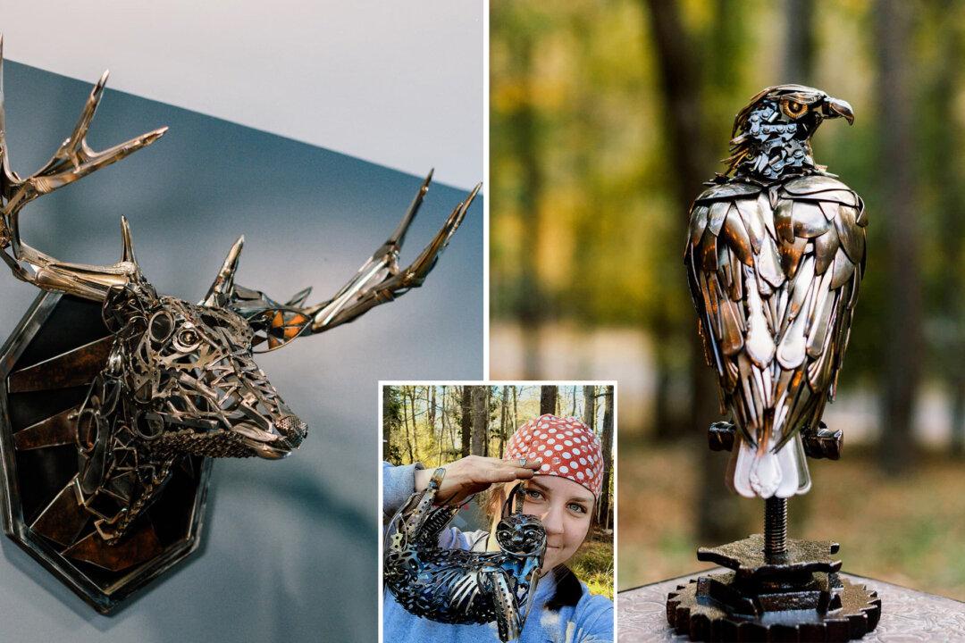 Talented Artist Uses Recycled Metal Scraps to Create Awe-Inspiring Bird and Animal Sculptures