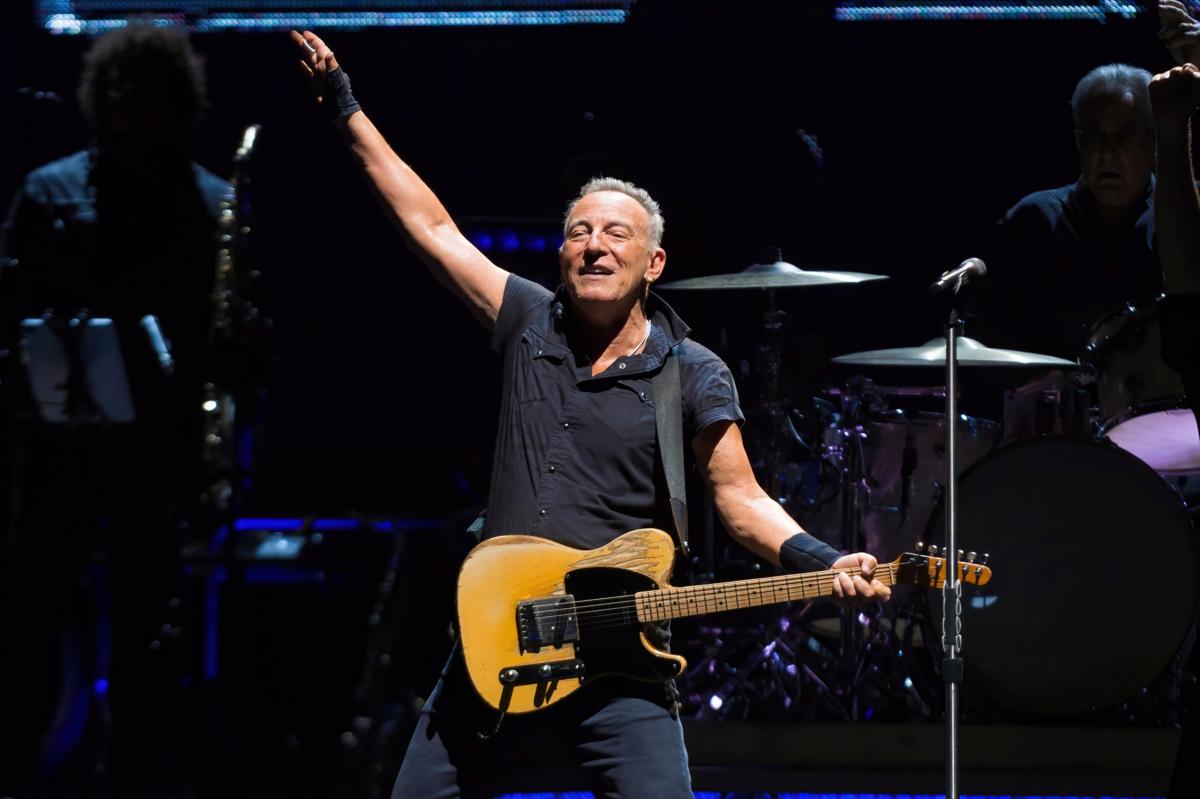 Bruce Springsteen and The E Street Band perform on tour at MetLife Stadium in East Rutherford, N.J., on Aug. 30, 2023. (Scott Roth/Invision/AP)